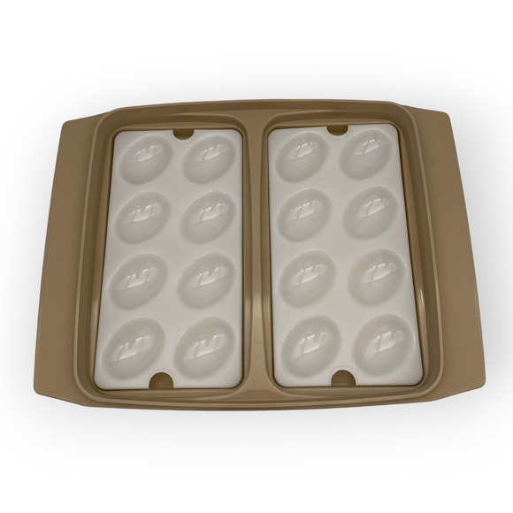 Vintage Tupperware 4-Piece 16 Egg Tray - Picture 5 of 5